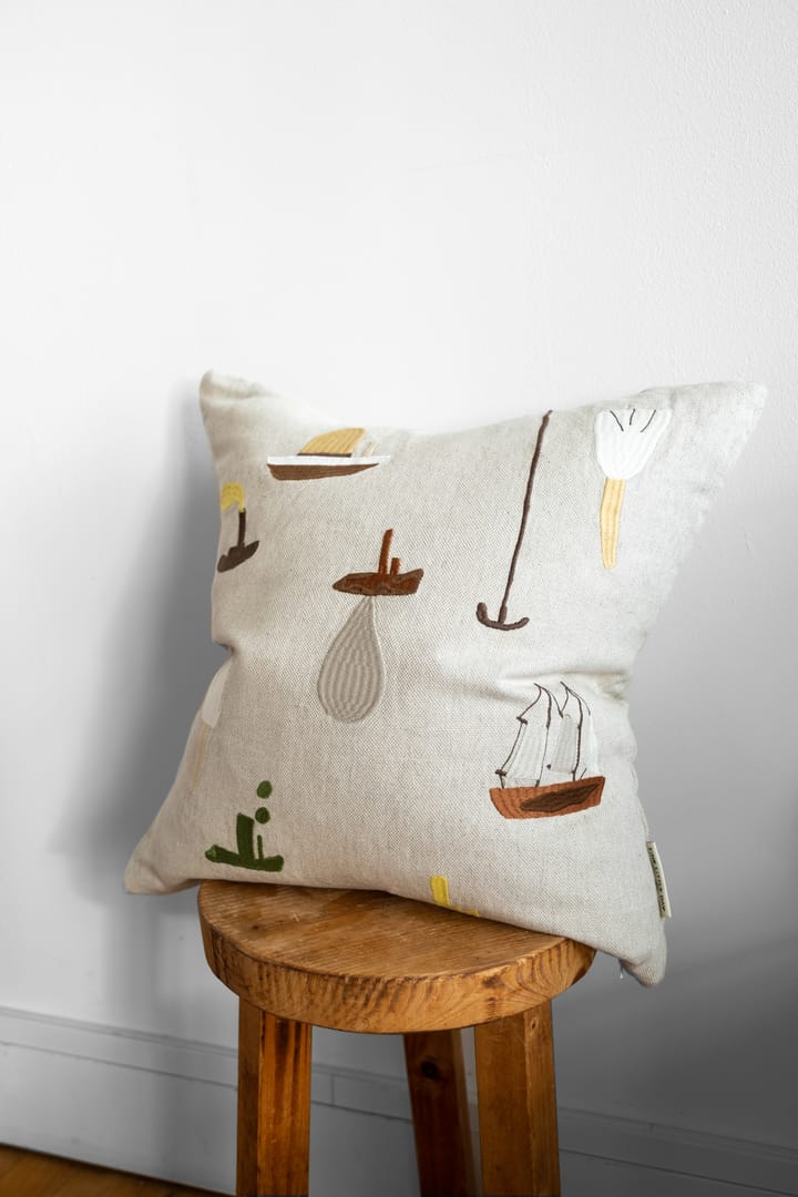 Sail With Me cushion cover 48x48 cm, grey Fine Little Day