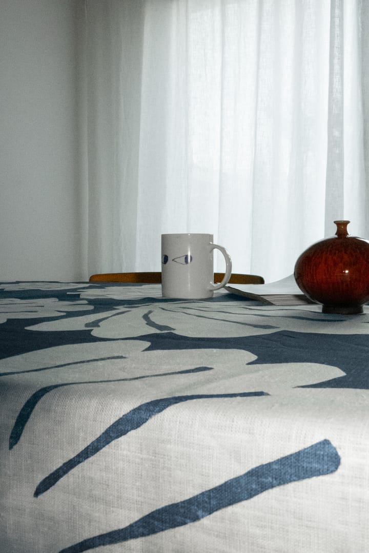 Shell tablecloth linen 149x250 cm, Blue Fine Little Day