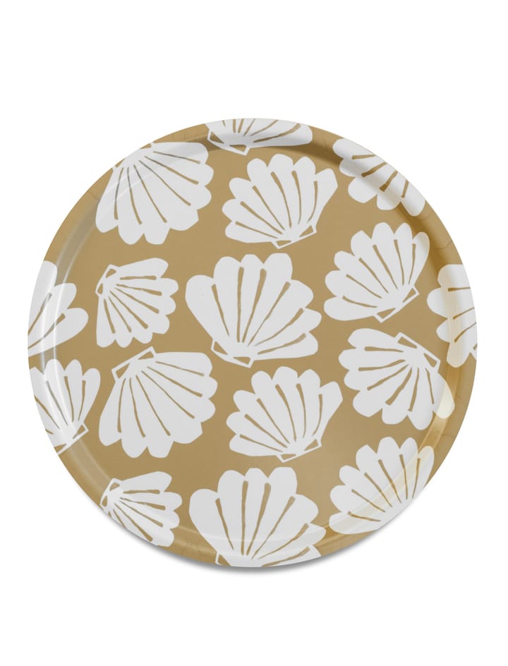 Shell tray Ø38 cm birch wood - Sand - Fine Little Day