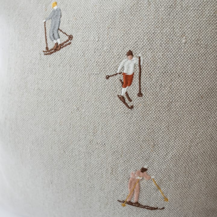 Skiers pillowcase 48x48 cm, Nature Fine Little Day