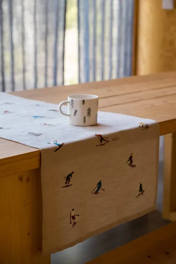Skiers table runner - Natural, 45x150 cm - Fine Little Day