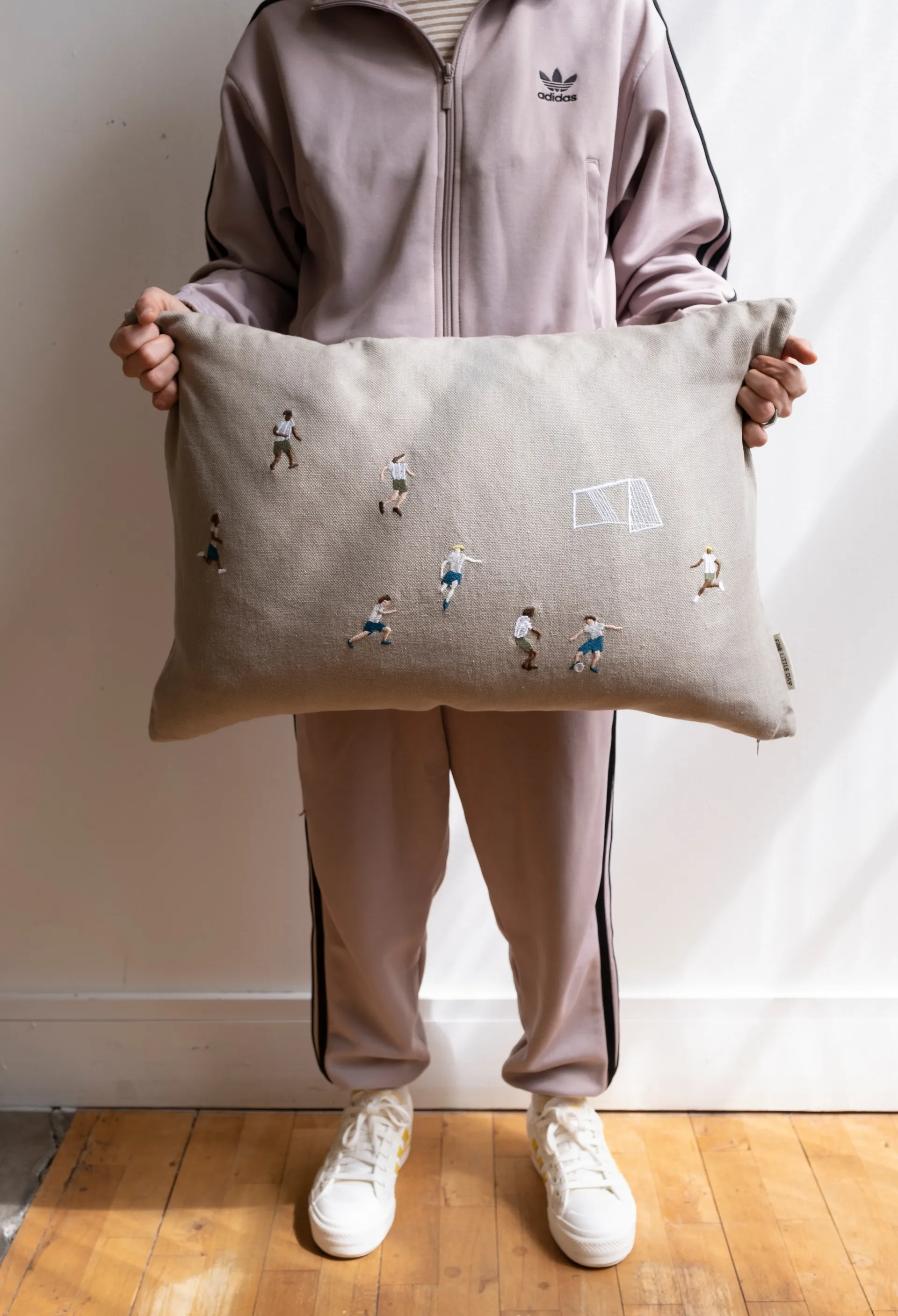 Soccer footboll pillowcase 58x38 cm, Mix-nature Fine Little Day