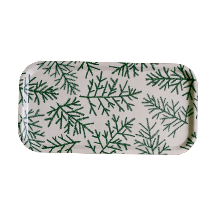 Spruce tree tray 22x43 cm - White-green - Fine Little Day