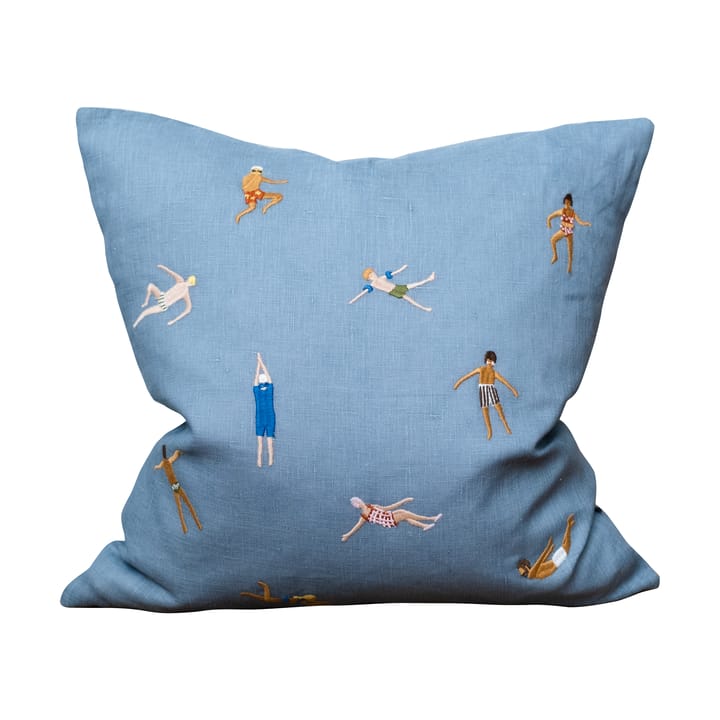 Swimmers pillowcase 45x45 cm, Blue Fine Little Day