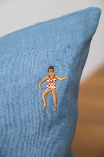 Swimmers pillowcase 45x45 cm - Blue - Fine Little Day