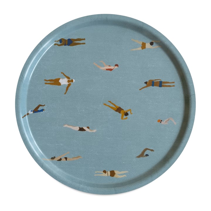 Swimmers tray Ø38 cm, Blue Fine Little Day