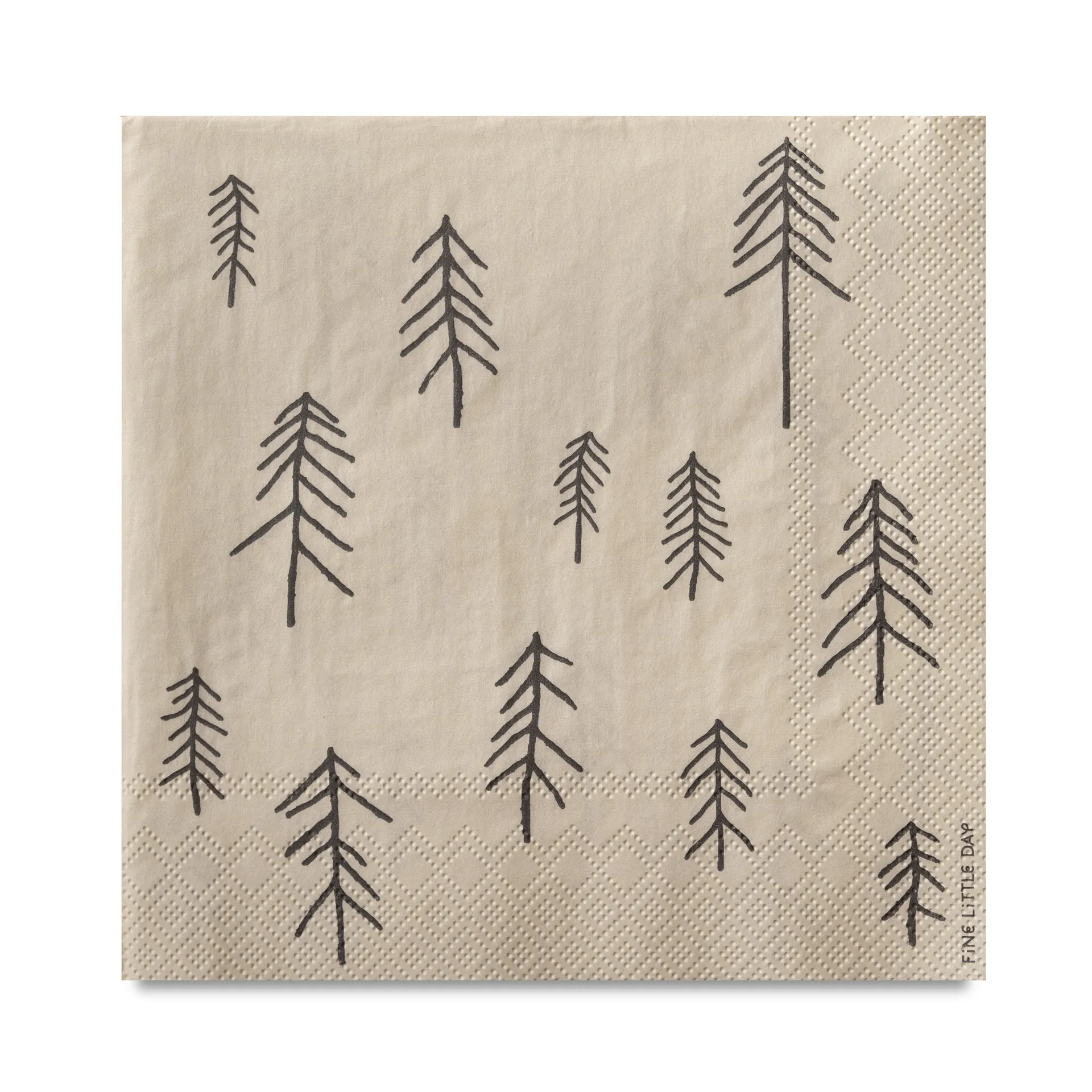 Tall napkin 25-pack, nature-brown Fine Little Day