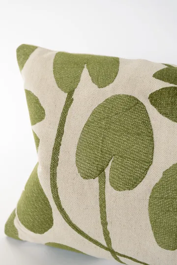 Water lilies cushion cover - Natural-green, 38x58 cm - Fine Little Day