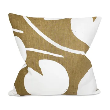 Water lilies cushion cover - yellow-white, 48x48 cm - Fine Little Day