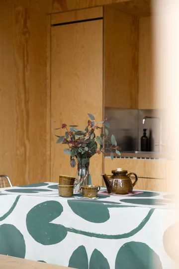 Water lilies tablecloth - Light green-green, 147x250 cm - Fine Little Day