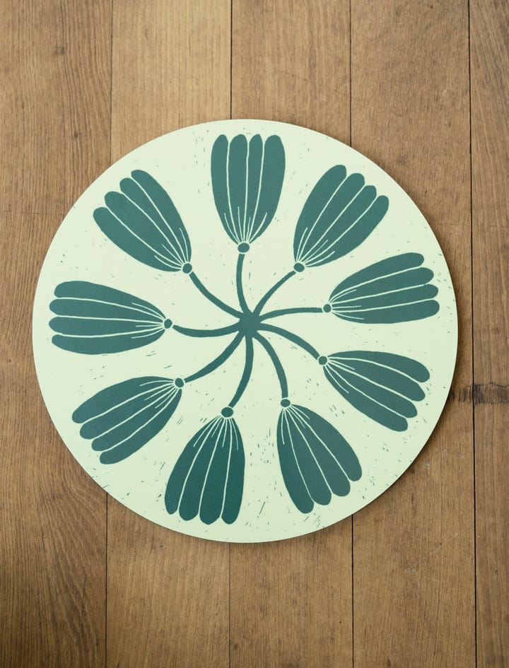 Wreath coaster Ø21 cm - Green - Fine Little Day