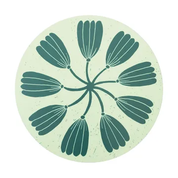Wreath coaster Ø21 cm - Green - Fine Little Day
