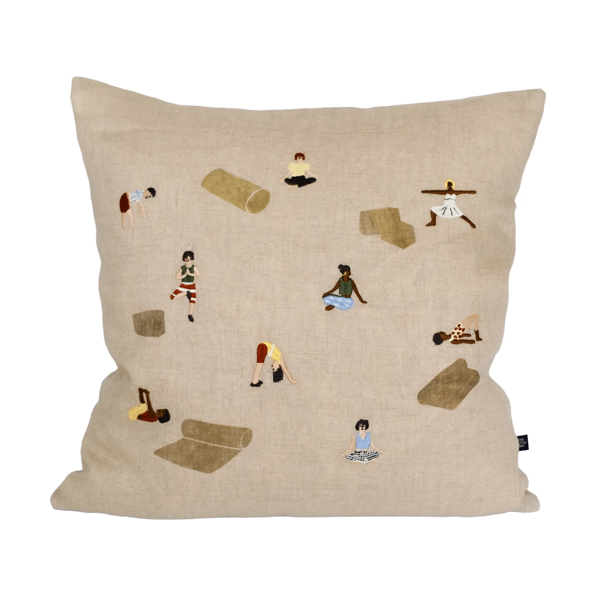 Yoga cushion cover, Natural, 45x45 cm Fine Little Day