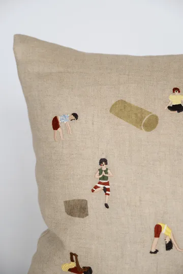 Yoga cushion cover - Natural, 45x45 cm - Fine Little Day