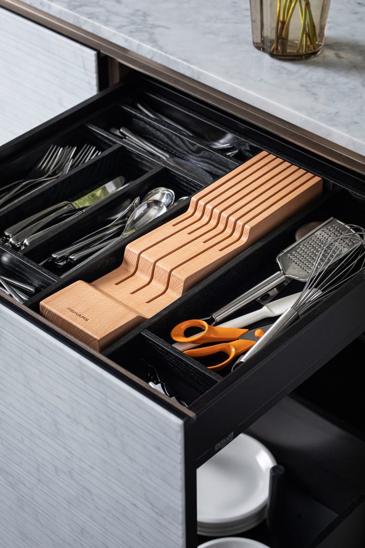 Fiskars drawer insert for knives, wood Fiskars