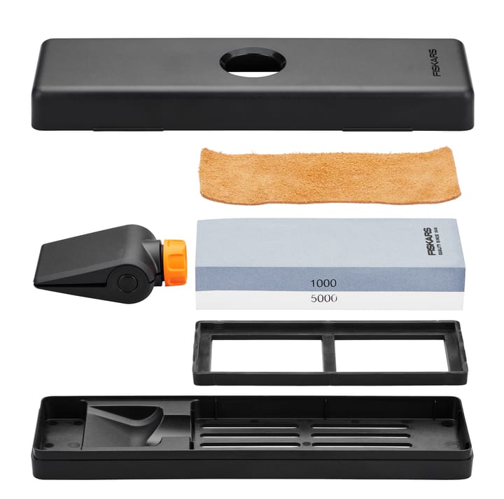 Fiskars knife sharpening set, Black-orange Fiskars