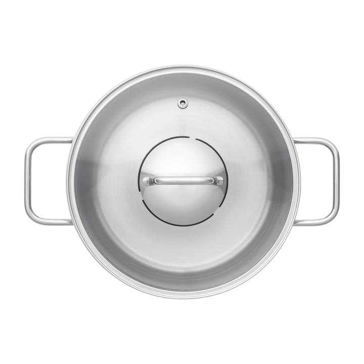 Fiskars pot & saucepan set with glass lid 3 pieces, Stainless steel Fiskars