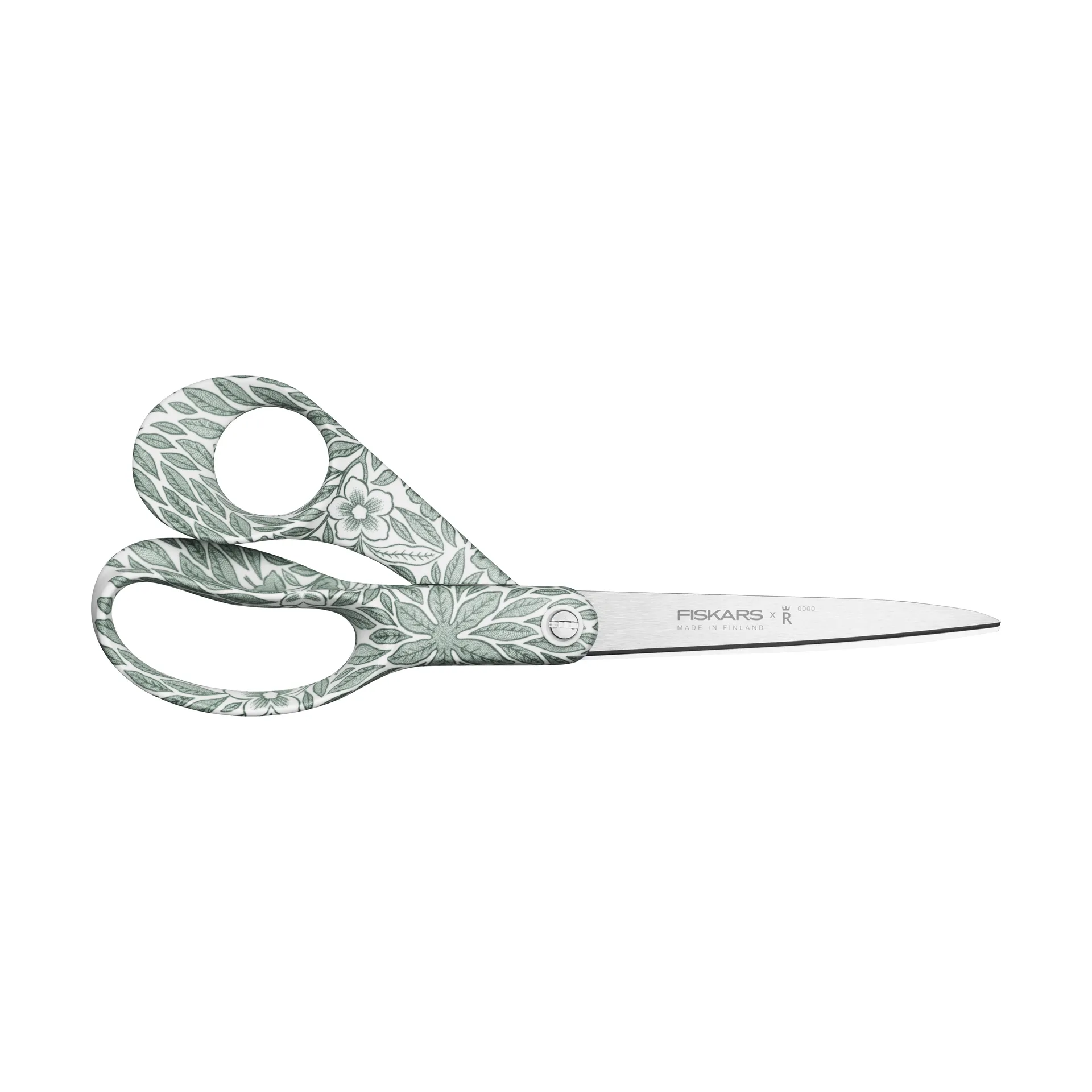 Fiskars x Rörstrand universal scissors, Ostindia Floris green, 21 cm Fiskars