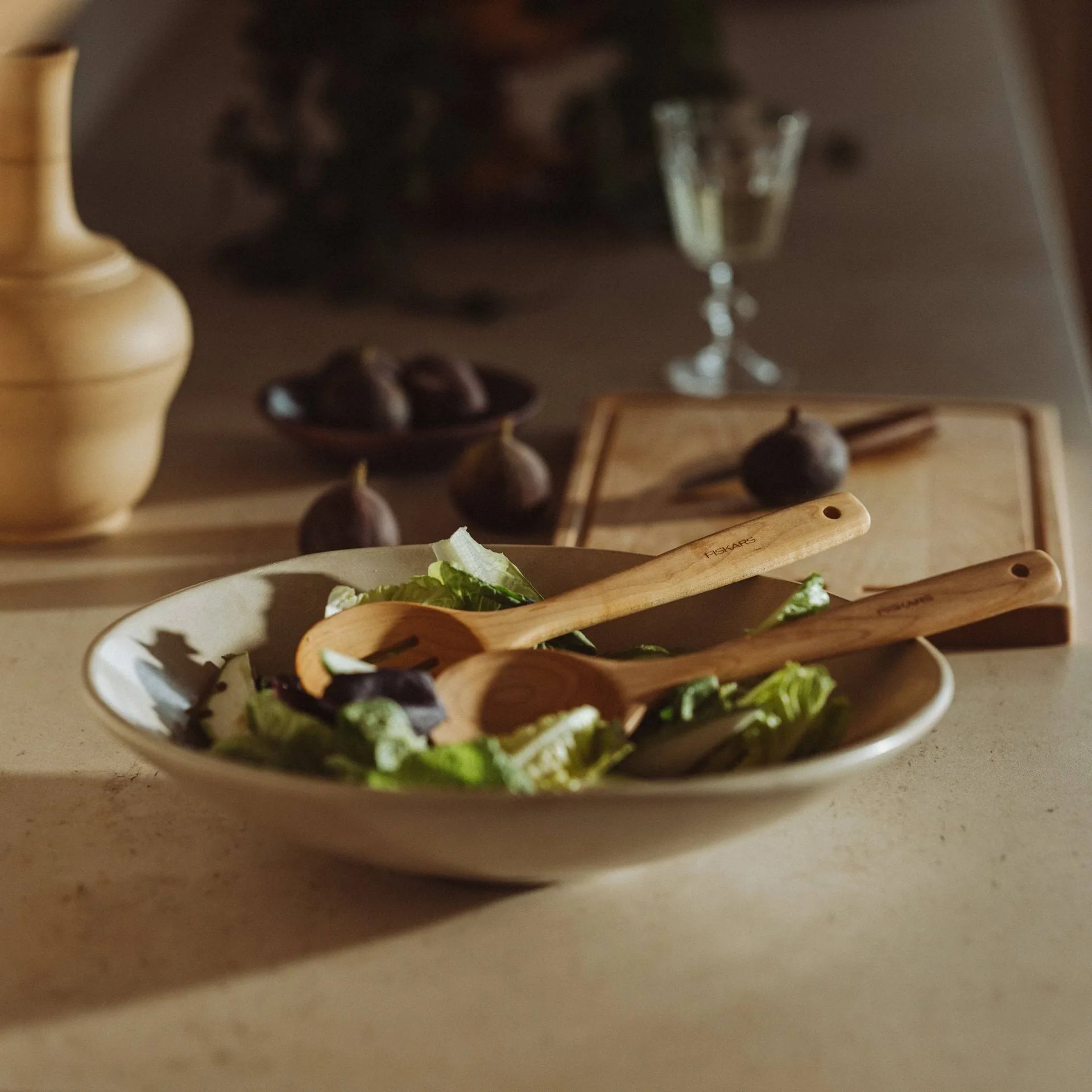 Folken spoon, With grooves Fiskars