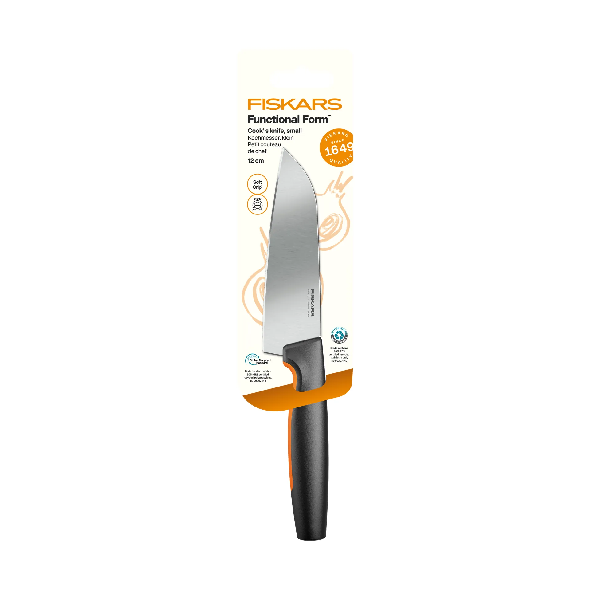 Functional Form chef’s knife, Small, stainless steel Fiskars
