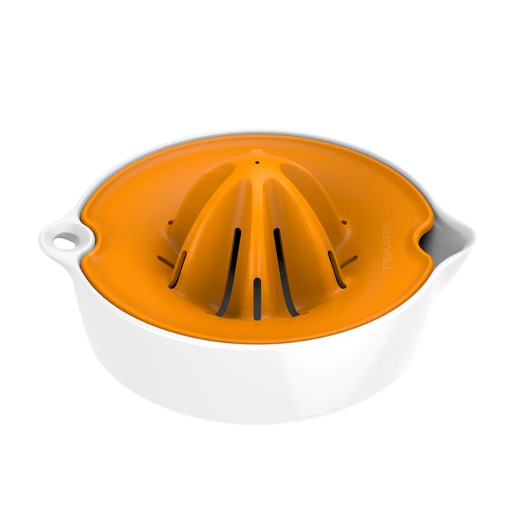 Functional Form squeezer, orange-white Fiskars