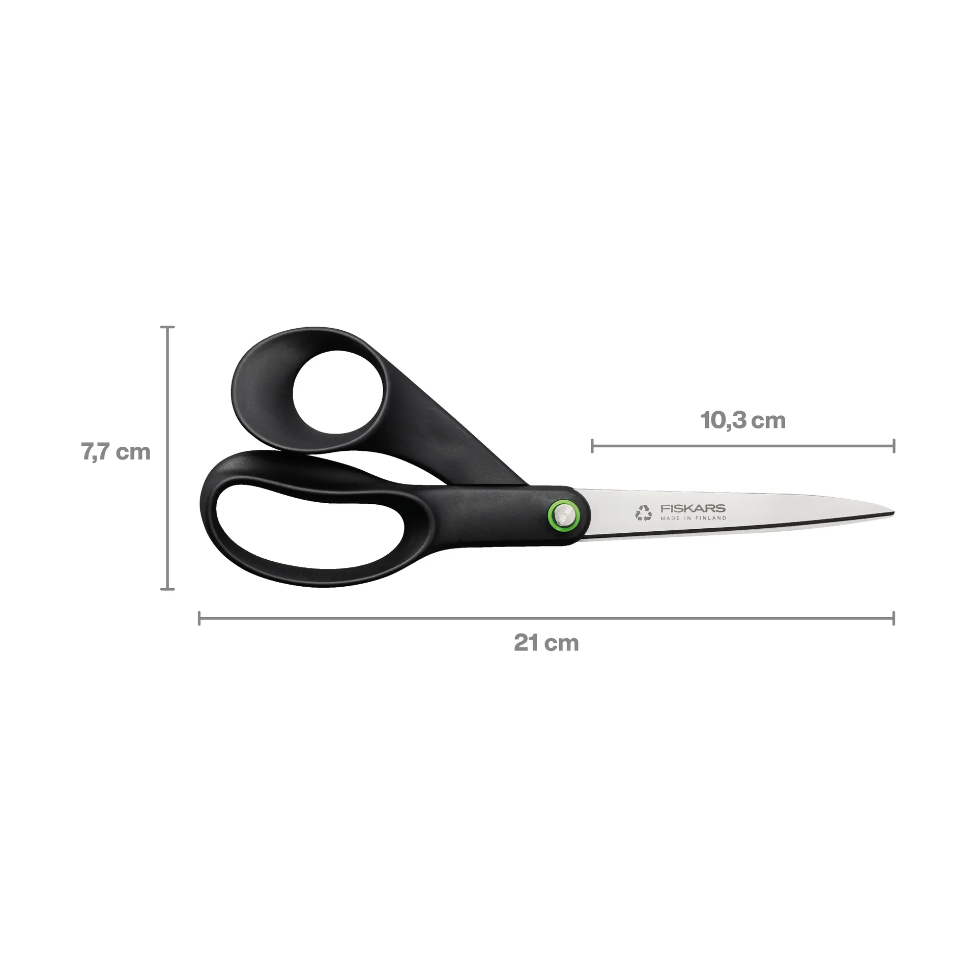 Functional Form universal scissors 21 cm, Black Fiskars
