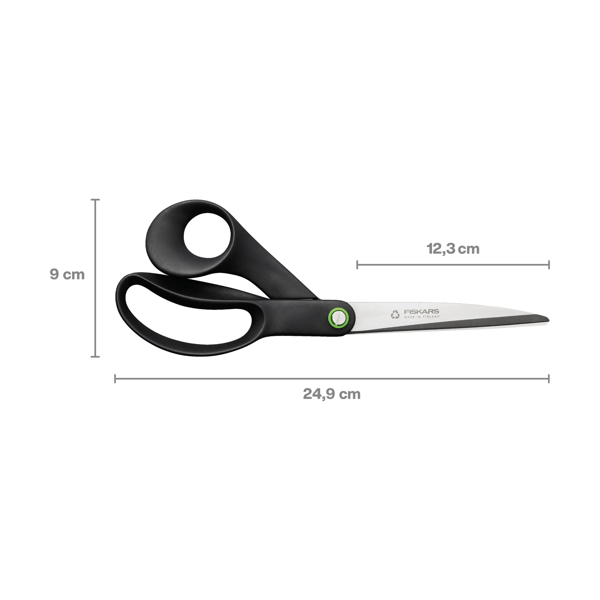 Functional Form universal scissors 25 cm, Black Fiskars