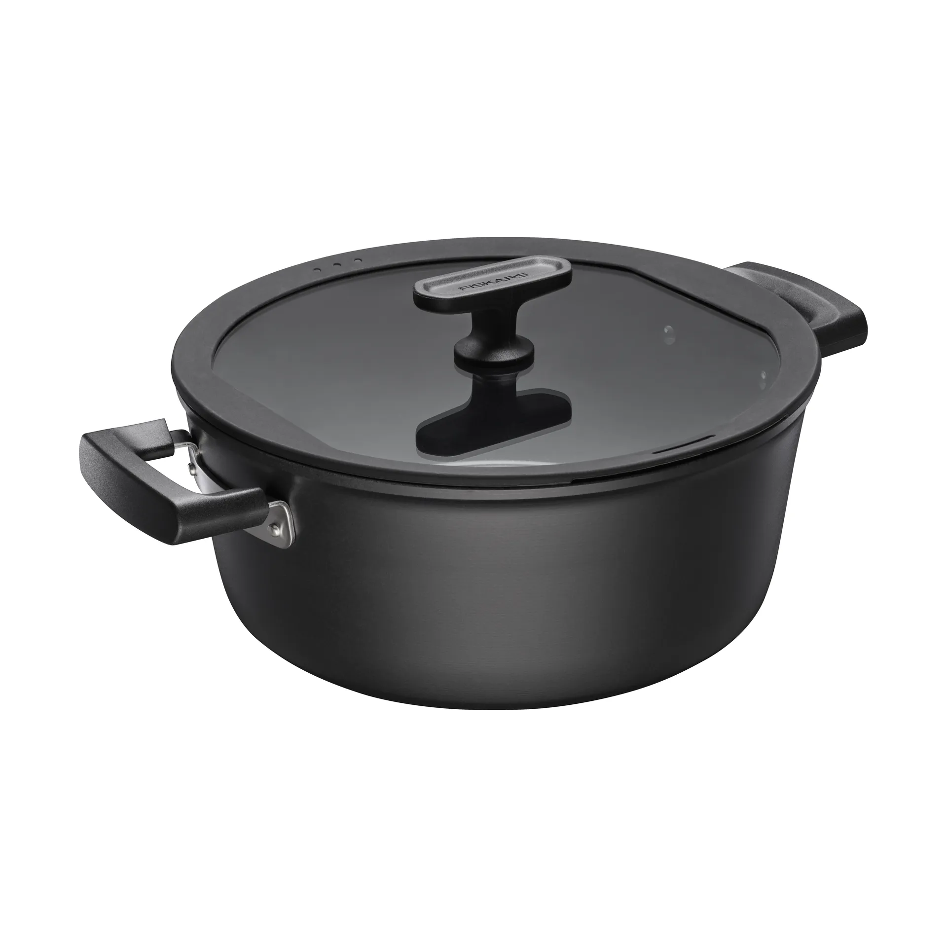 Hard Face pot with lid Ceratec Superior, 5 L Fiskars
