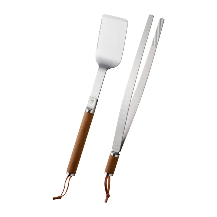 Norden grillverk fabric 2 pieces, Stainless steel-birch Fiskars