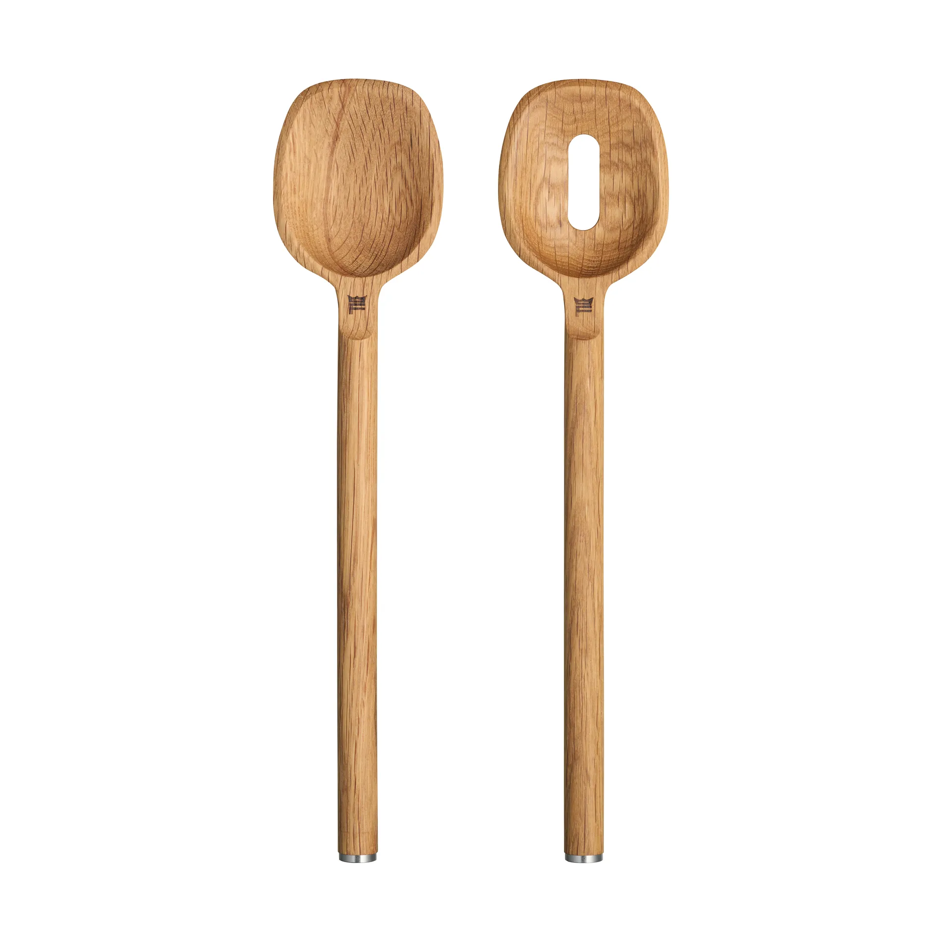 Norden spoon 2-pack, Oak-stainless steel Fiskars