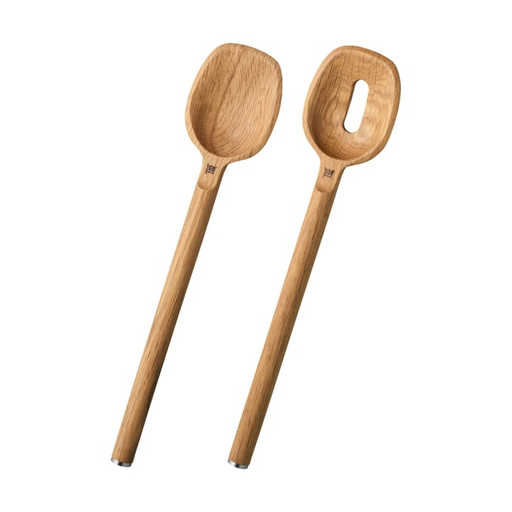 Norden spoon 2-pack, Oak-stainless steel Fiskars