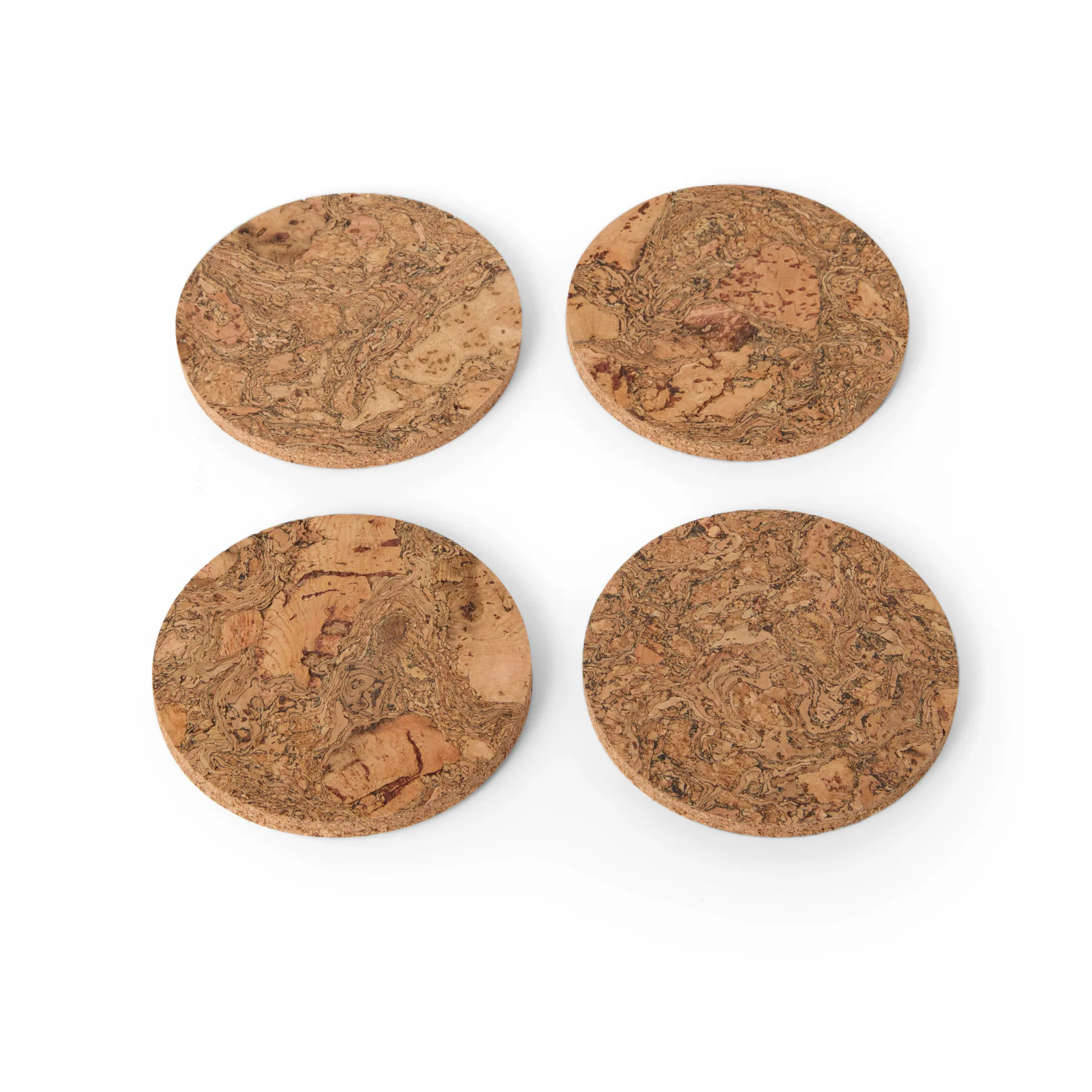 Cork coaster 4-pack, Natural Formgatan