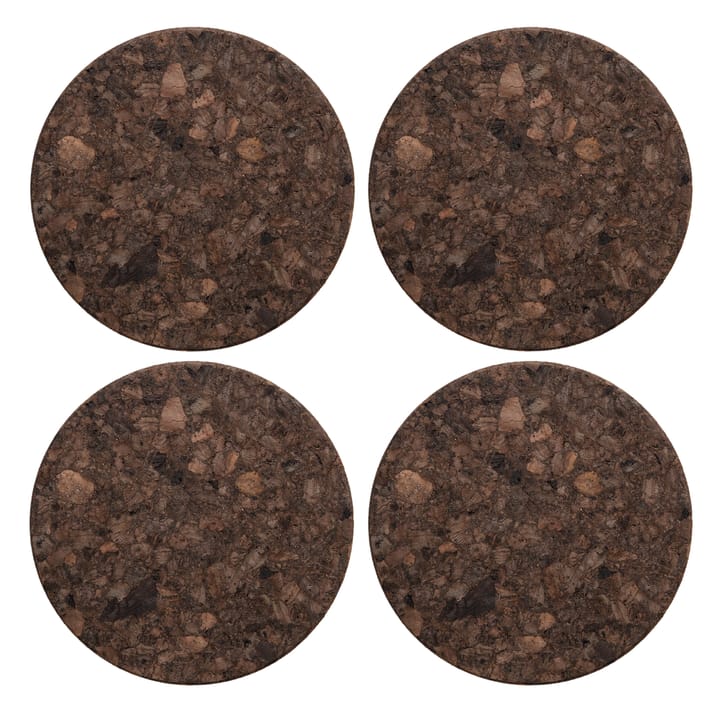 Cork coaster 4-pack - smoked - Formgatan
