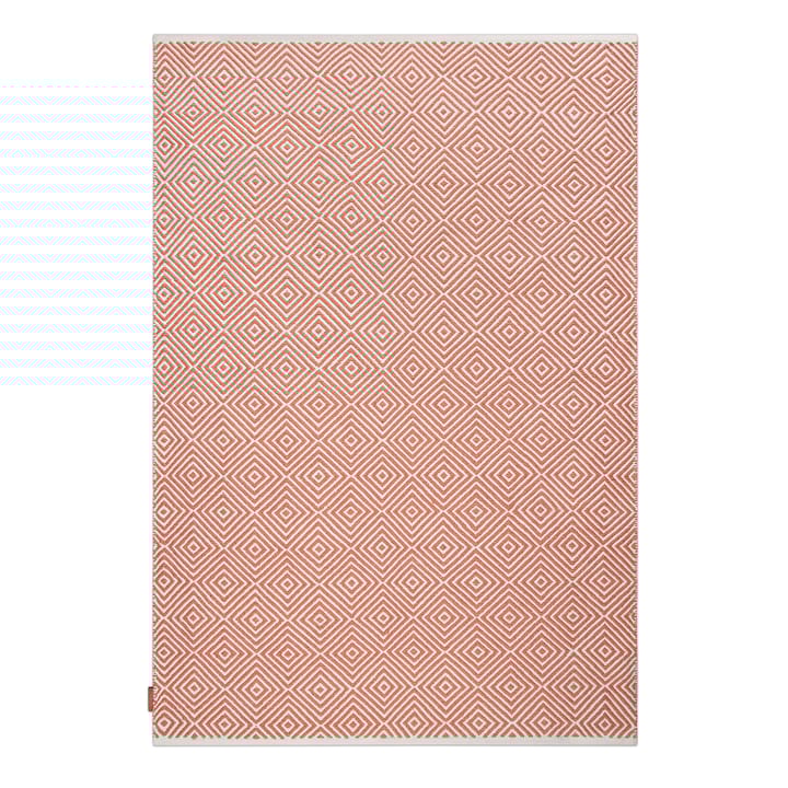Diamond rug 170x230 cm - Burnt orange - Formgatan