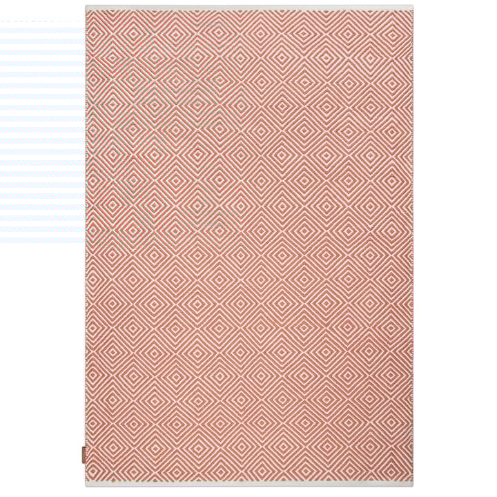 Diamond rug 200x300 cm - Burnt orange - Formgatan
