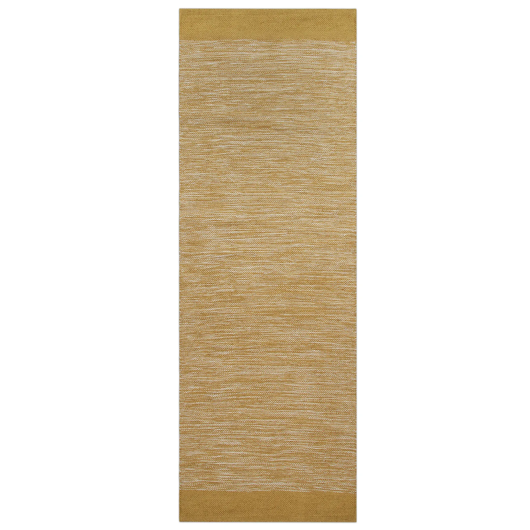 Melange rug 70x200 cm, Dusty yellow Formgatan