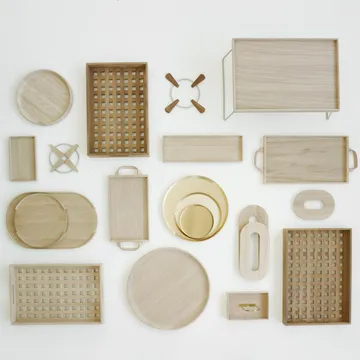 Fionia tray 36x52 cm - Teak - Fritz Hansen