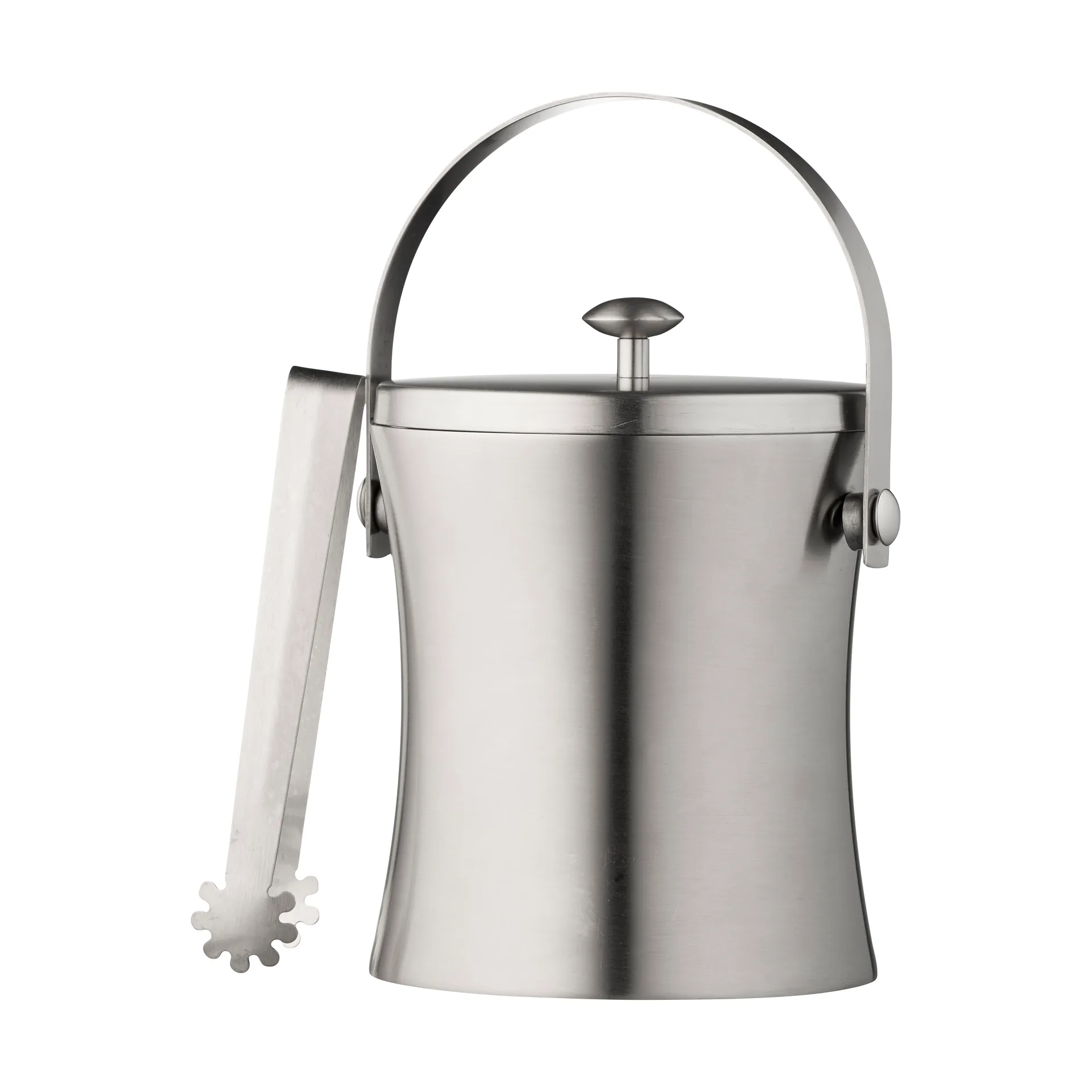Function ice bucket with tongs, Stainless steel Funktion