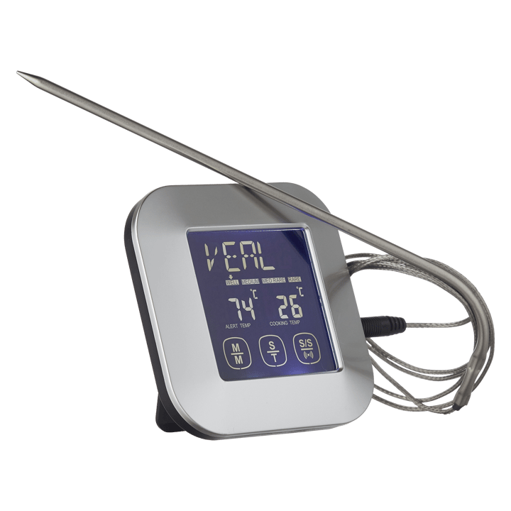 Function roasting thermometer-timer - Steel - Funktion