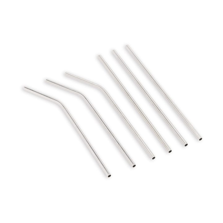 Function straws 6 pieces - Stainless steel - Funktion