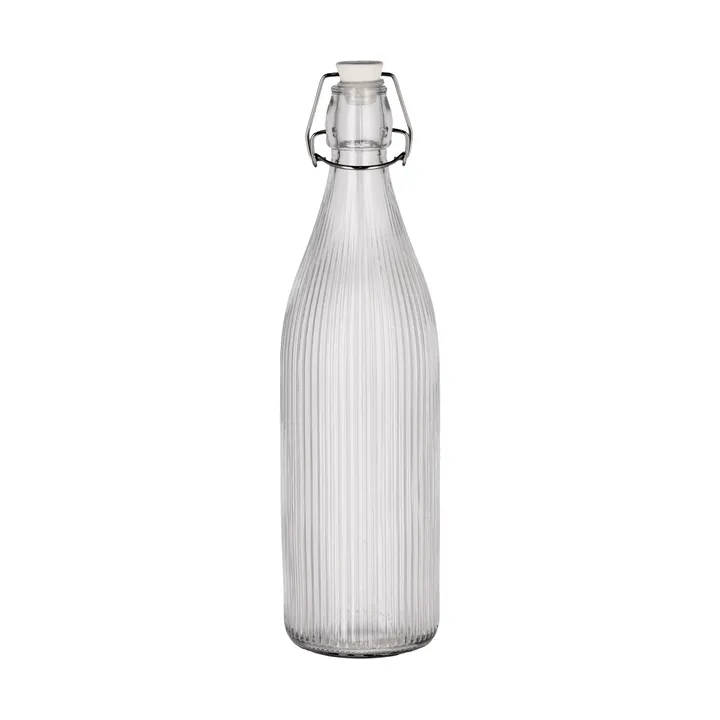Funktion water carafe with swing-top stopper - Clear, soda-lime glass, 1 l - Funktion