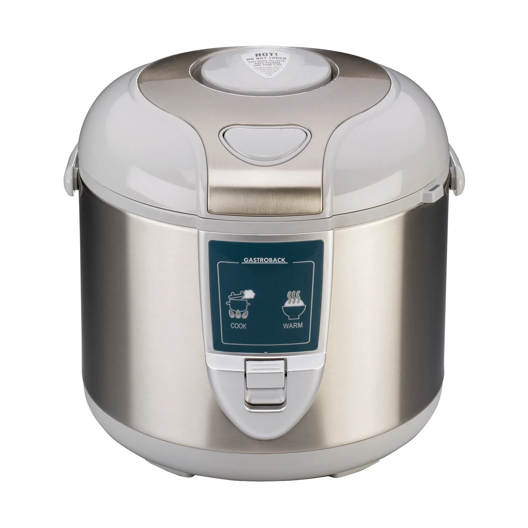 Gastroback Design 42518 Rice Cooker Pro, Silver Gastroback