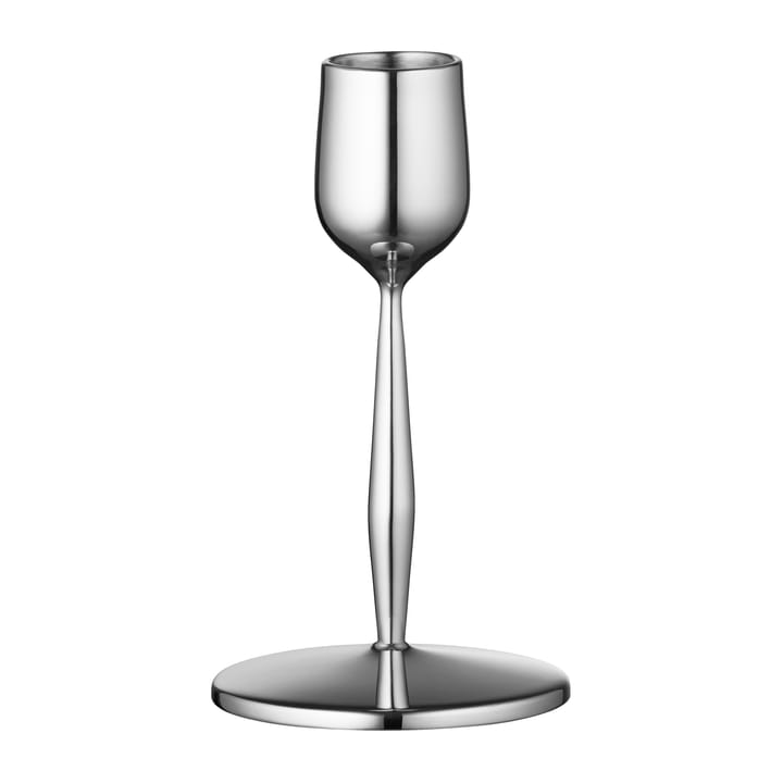 Dorotea candle holder 12 cm, Polished steel Gense