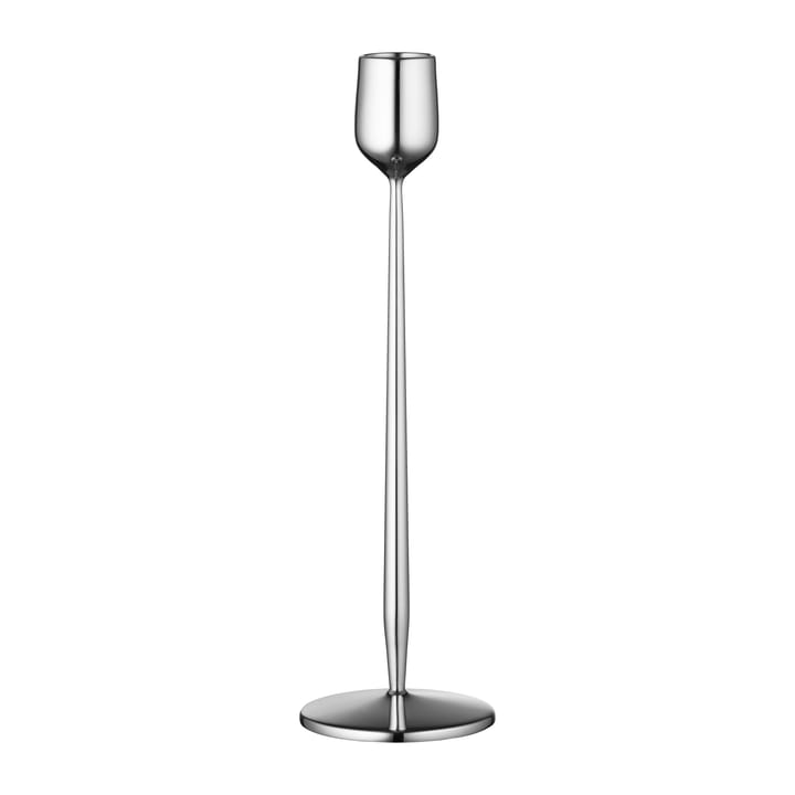 Dorotea candle holder 23,5 cm, Polished steel Gense