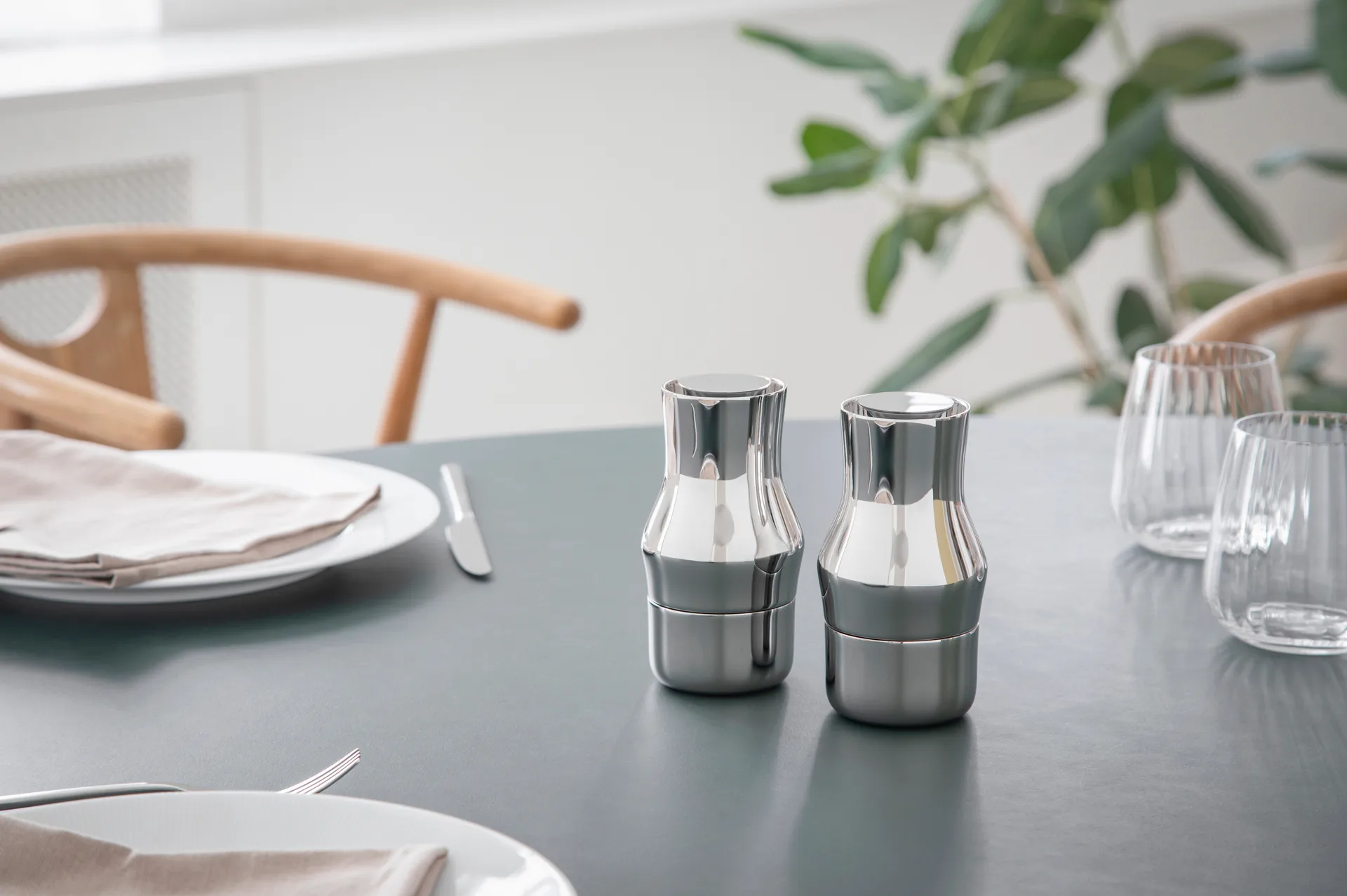 Dorotea spice mill 14 cm, Polished steel Gense