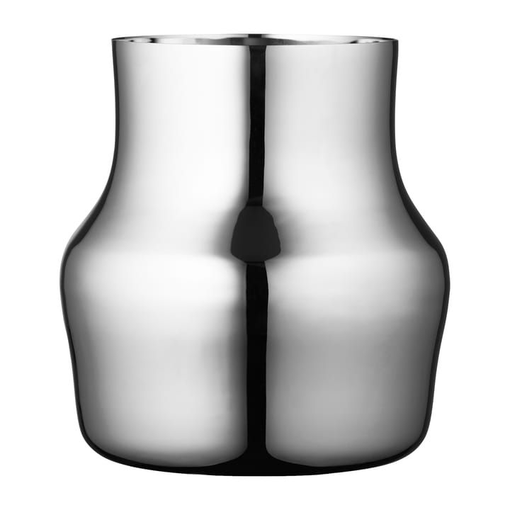 Dorotea vase 18x19,5 cm, Polished steel Gense