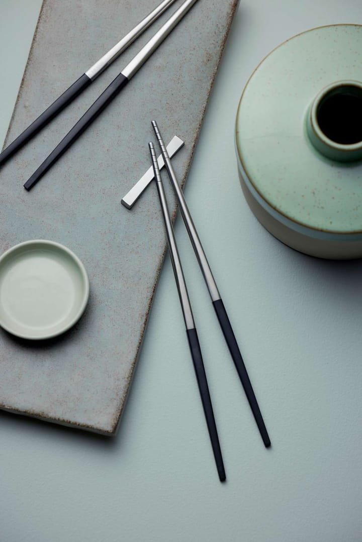 Focus de Luxe chopsticks 4+2, stainless steel Gense