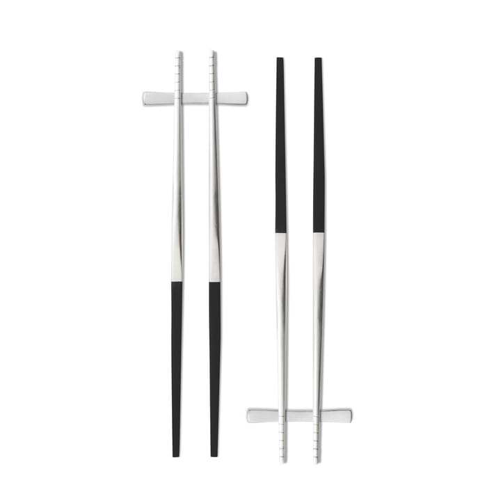 Focus de Luxe chopsticks 4+2 - stainless steel - Gense