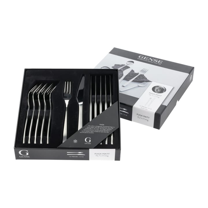 Fuga grill cutlery 12 pieces, Stainless steel Gense