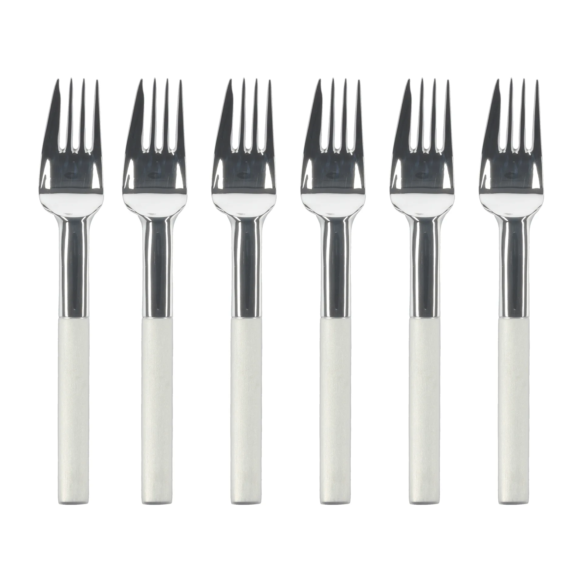 Nobel cake fork 6-pack, Stainless steel Gense